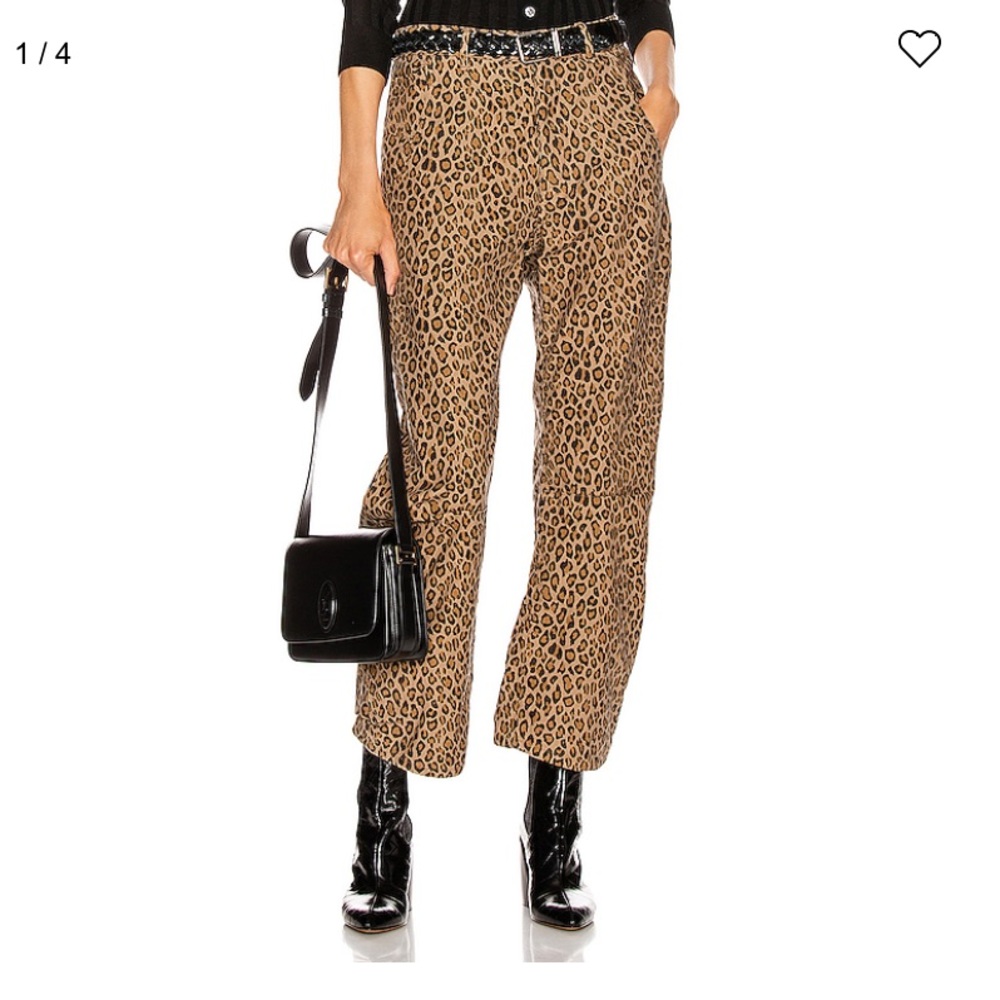 Nili Lotan Emerson leopard print pant